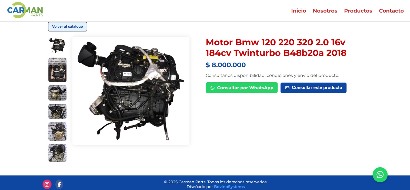 Carman 2.0 - Detalle de producto con galeria